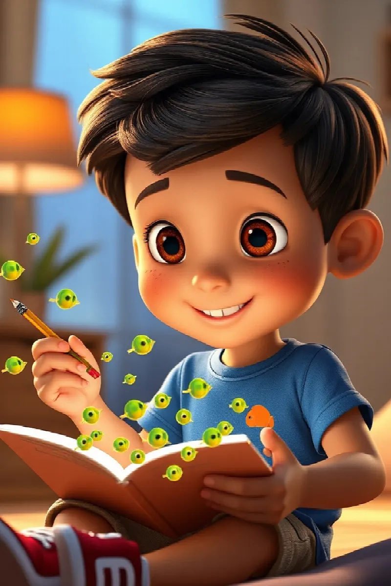 Picture 4 from the tale The Boy and the Ocean Friends