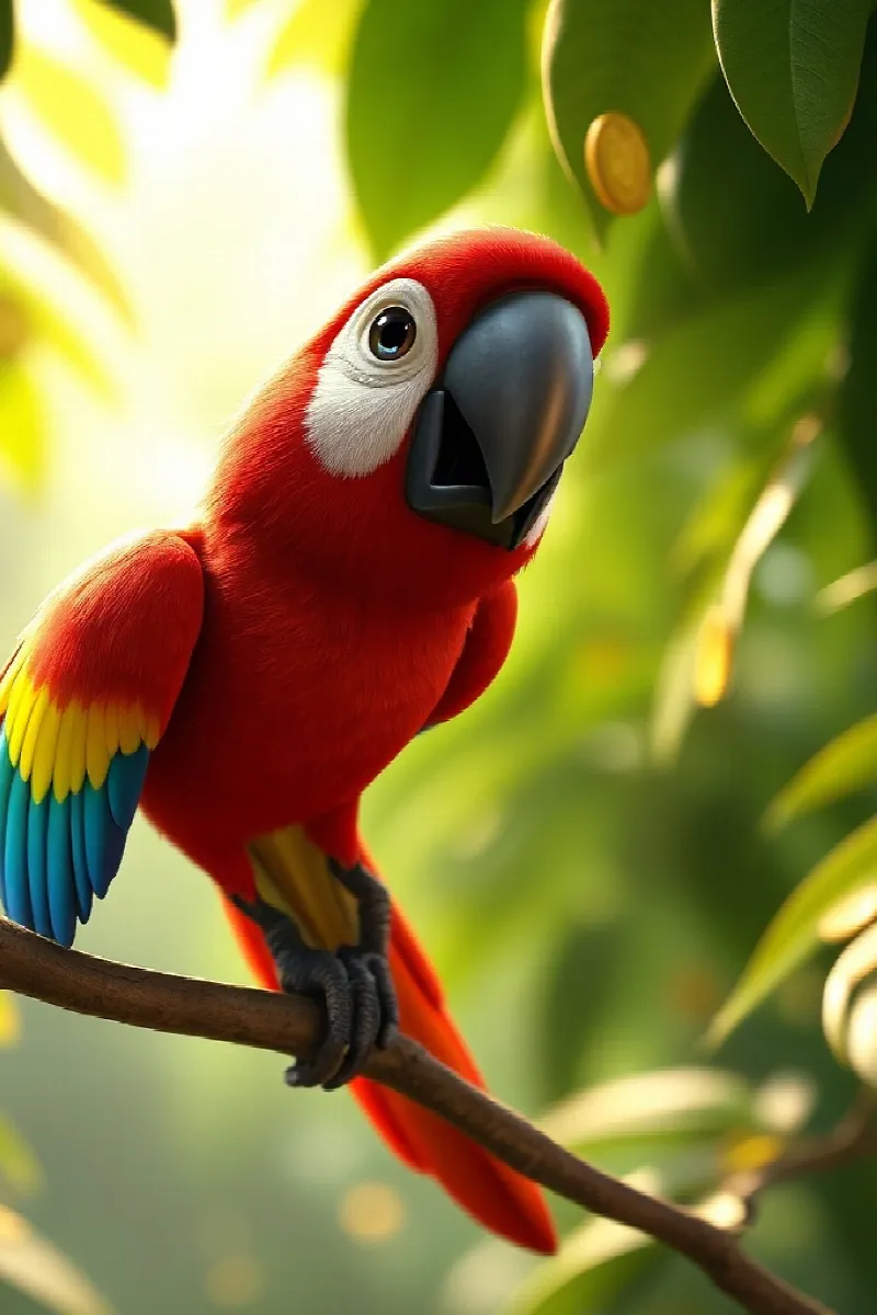 Picture 1 from the tale The Little Macaw's Secret