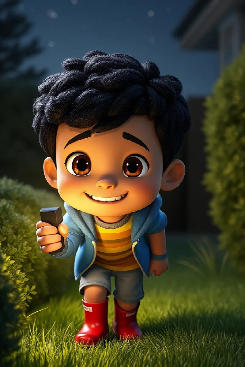 Picture 1 from the tale The Boy and the Hedgehog