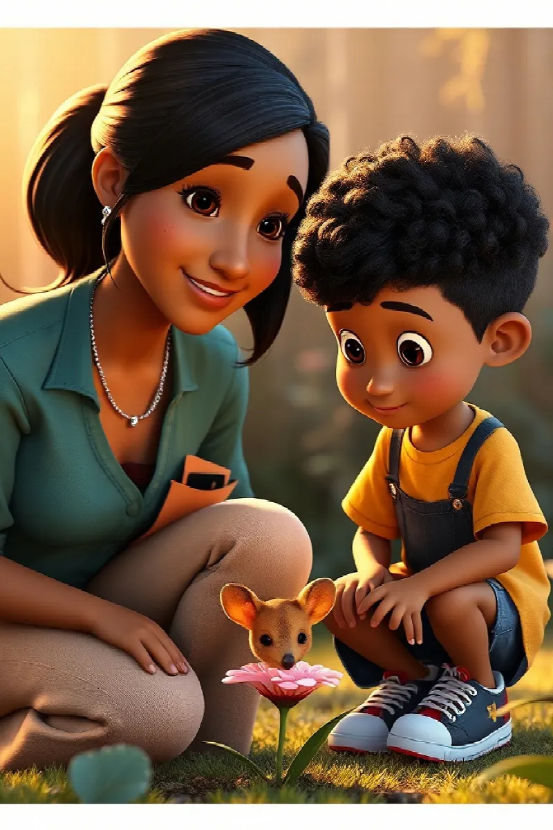 Picture 3 from the tale The Boy and the Honey Possum