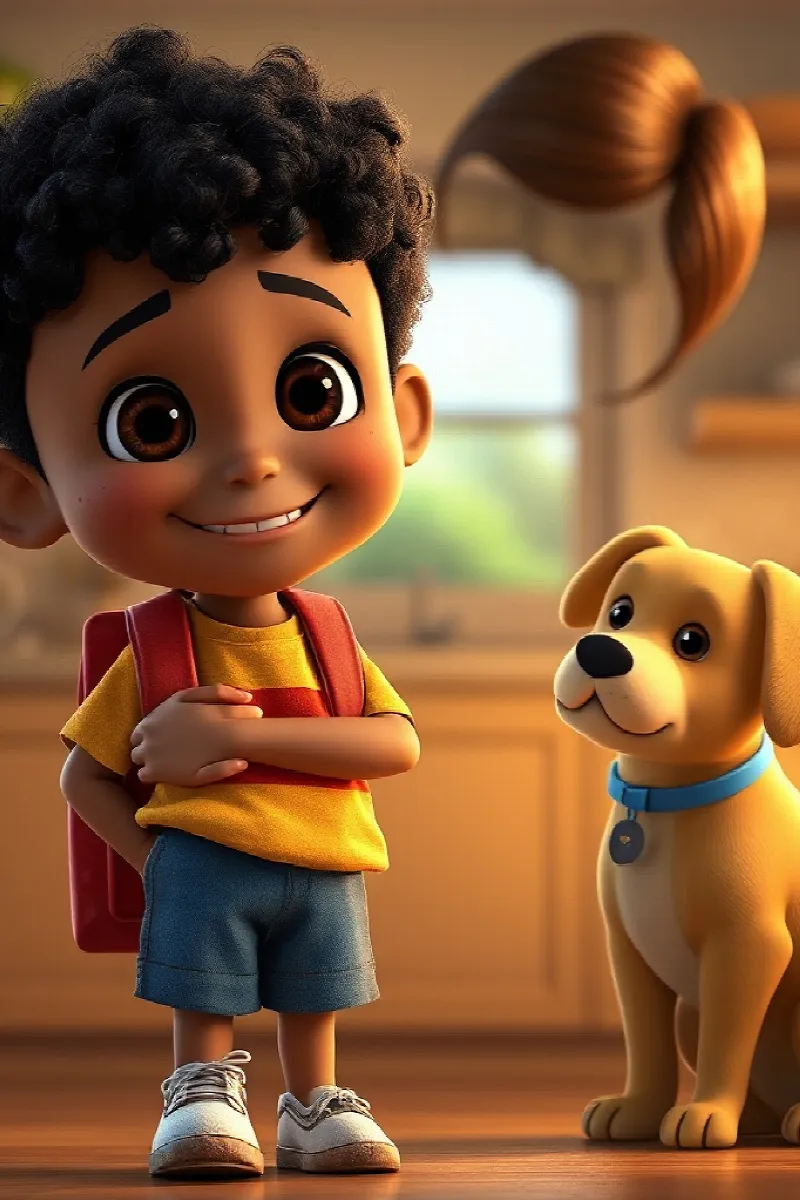 Picture 4 from the tale The Boy and the Invisible Dog
