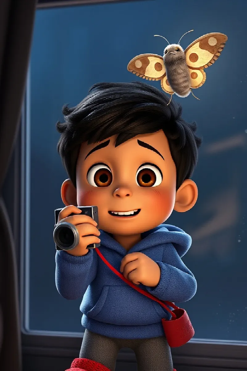 Picture 2 from the tale The Boy and the Moth
