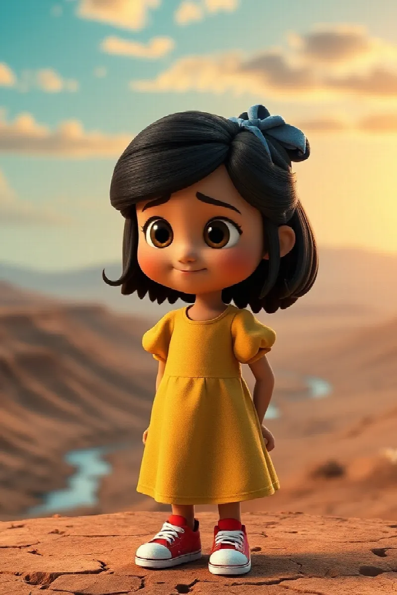 Picture 1 from the tale The Girl and the Cloud Dragon