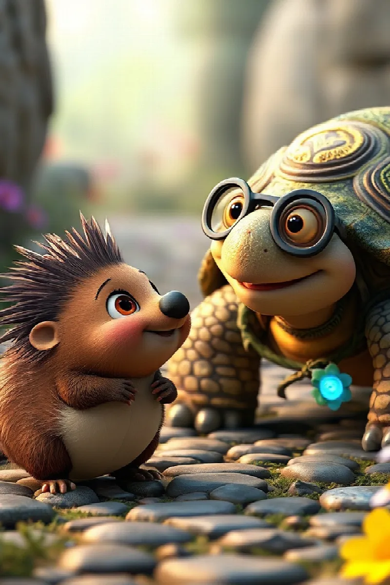 Picture 4 from the tale The Little Crested Porcupine