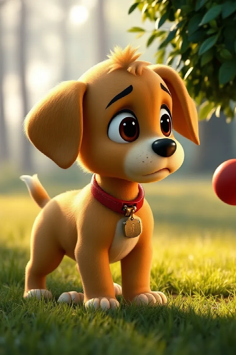 Picture 3 from the tale The Puppy and the Owl