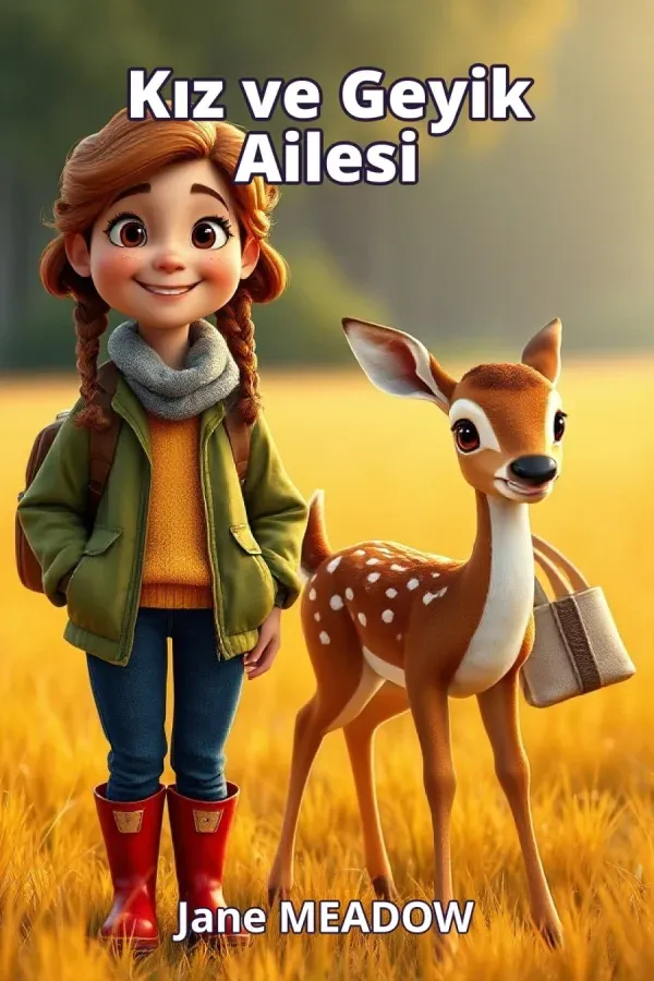 Kız ve Geyik Ailesi