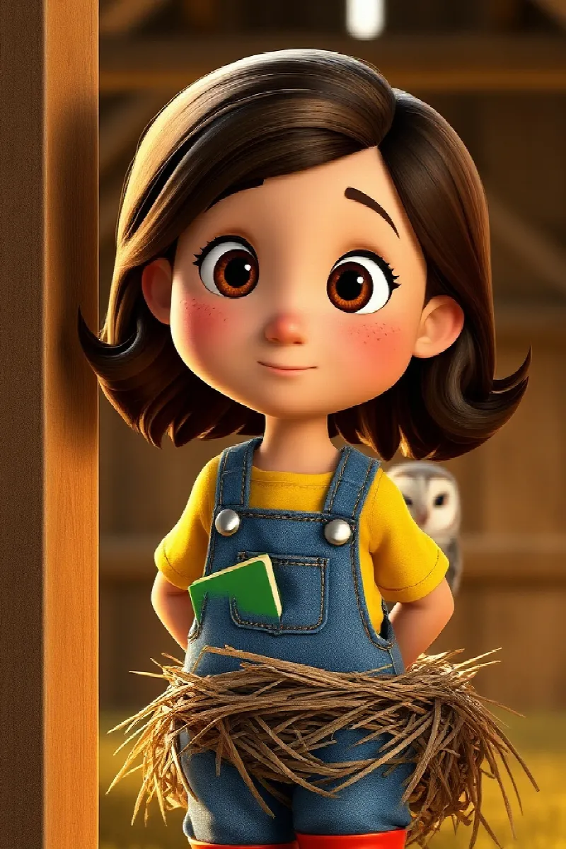 Picture 2 from the tale The Girl and the Barn Owl