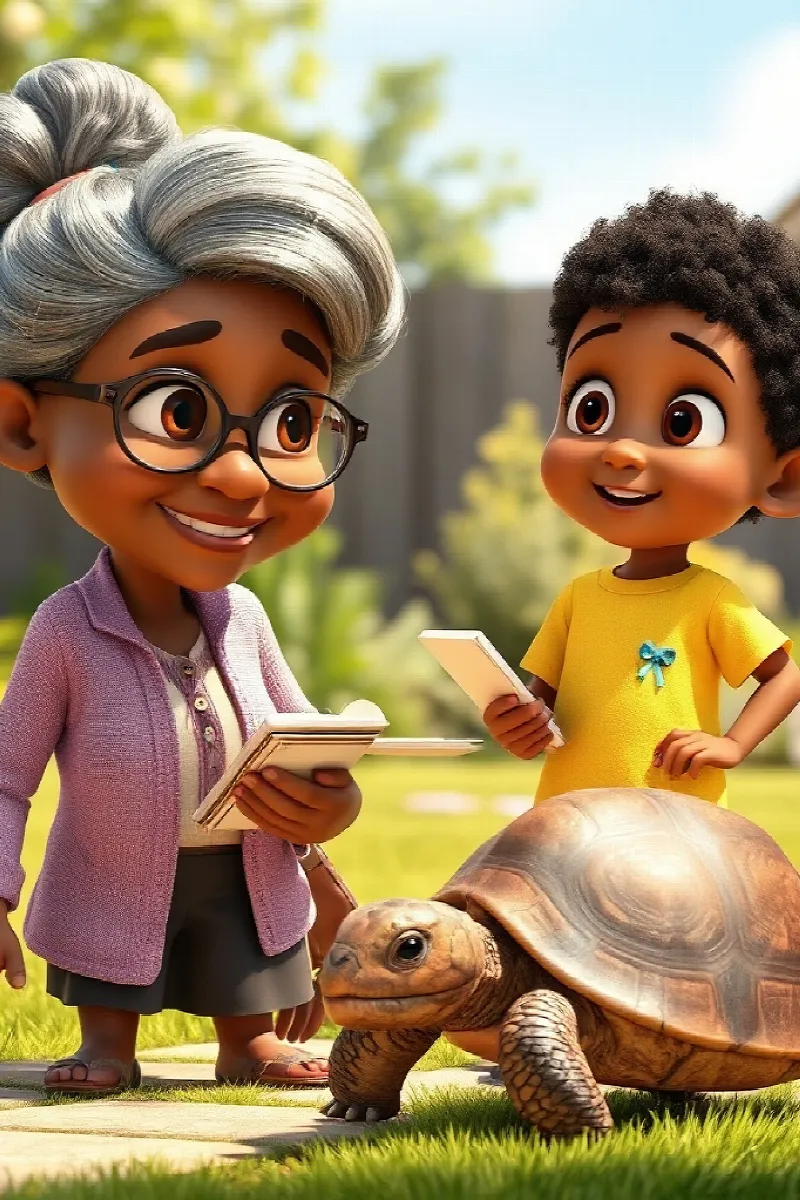 Picture 2 from the tale The Boy and the Tortoise