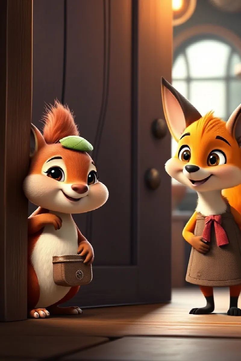 Picture 4 from the tale The Fox's Chocolate Factory