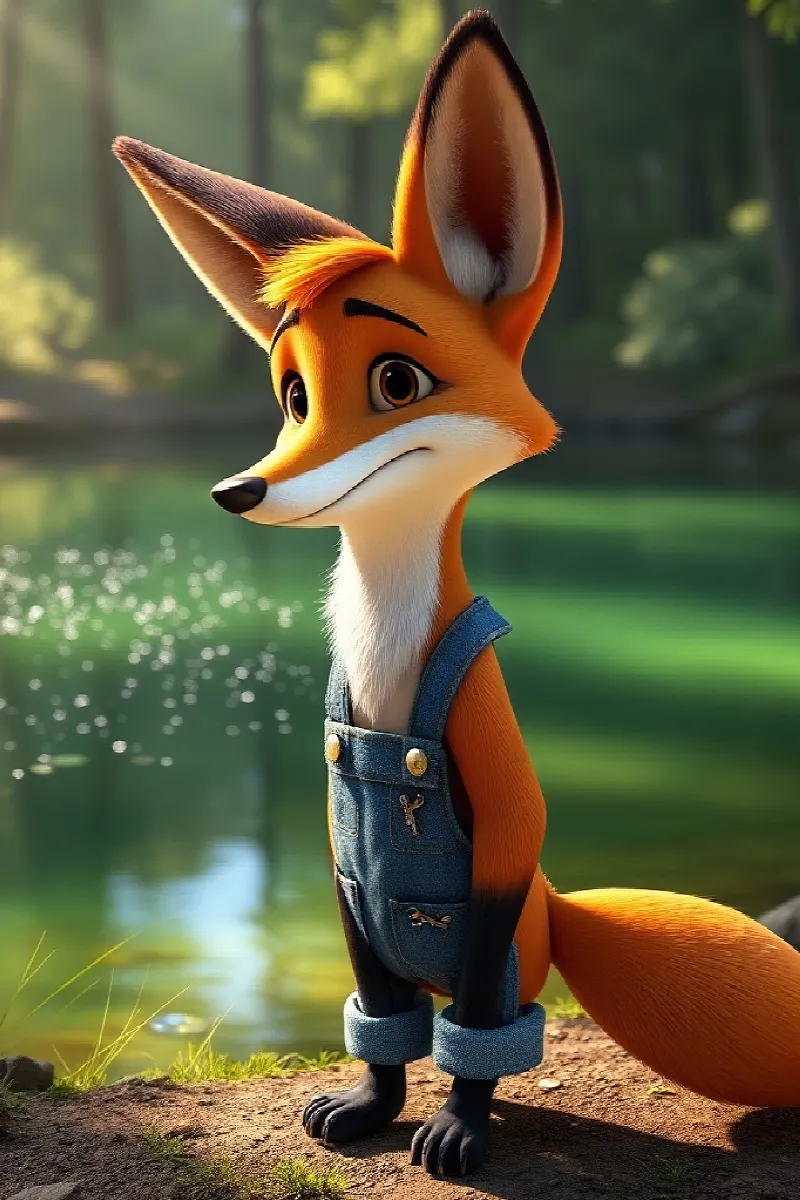 Picture 3 from the tale The Fox's Little Submarine