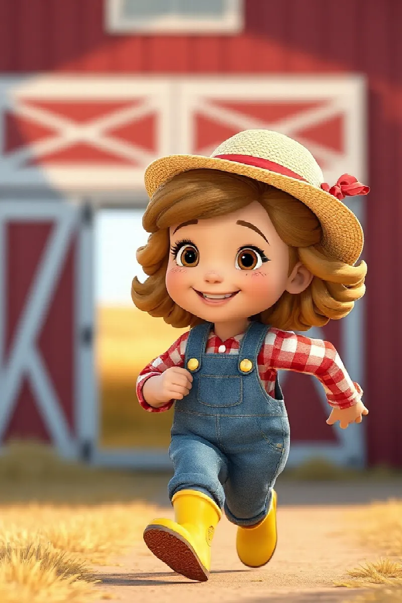 Picture 1 from the tale The Girl and the Friendly Cow
