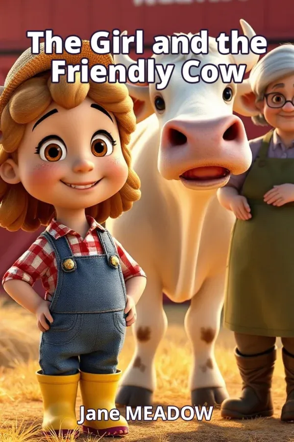 The Girl and the Friendly Cow