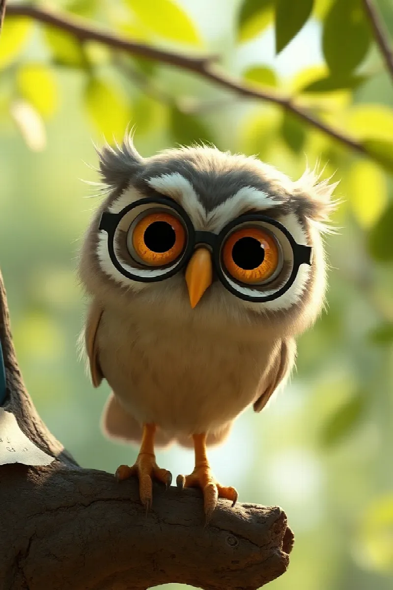 Picture 2 from the tale The Owl's Blue Door