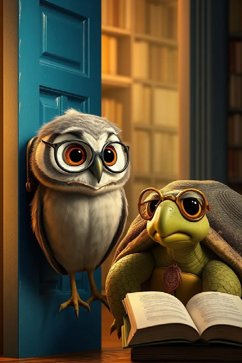 Picture 3 from the tale The Owl's Blue Door