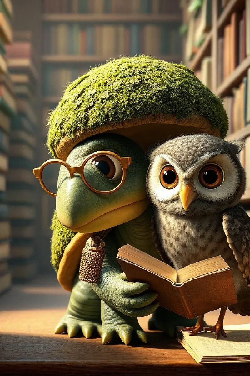 Picture 4 from the tale The Owl's Blue Door