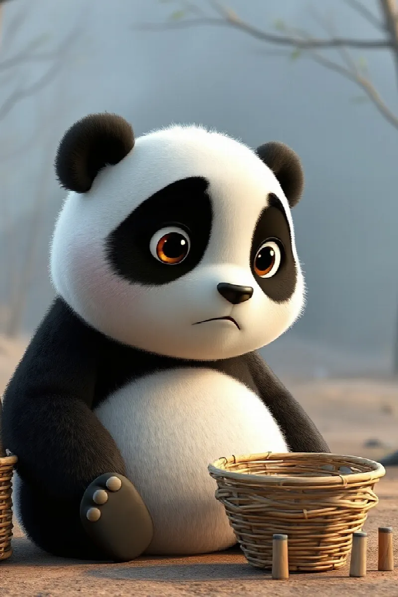 Picture 2 from the tale The Panda's Lost Bamboo