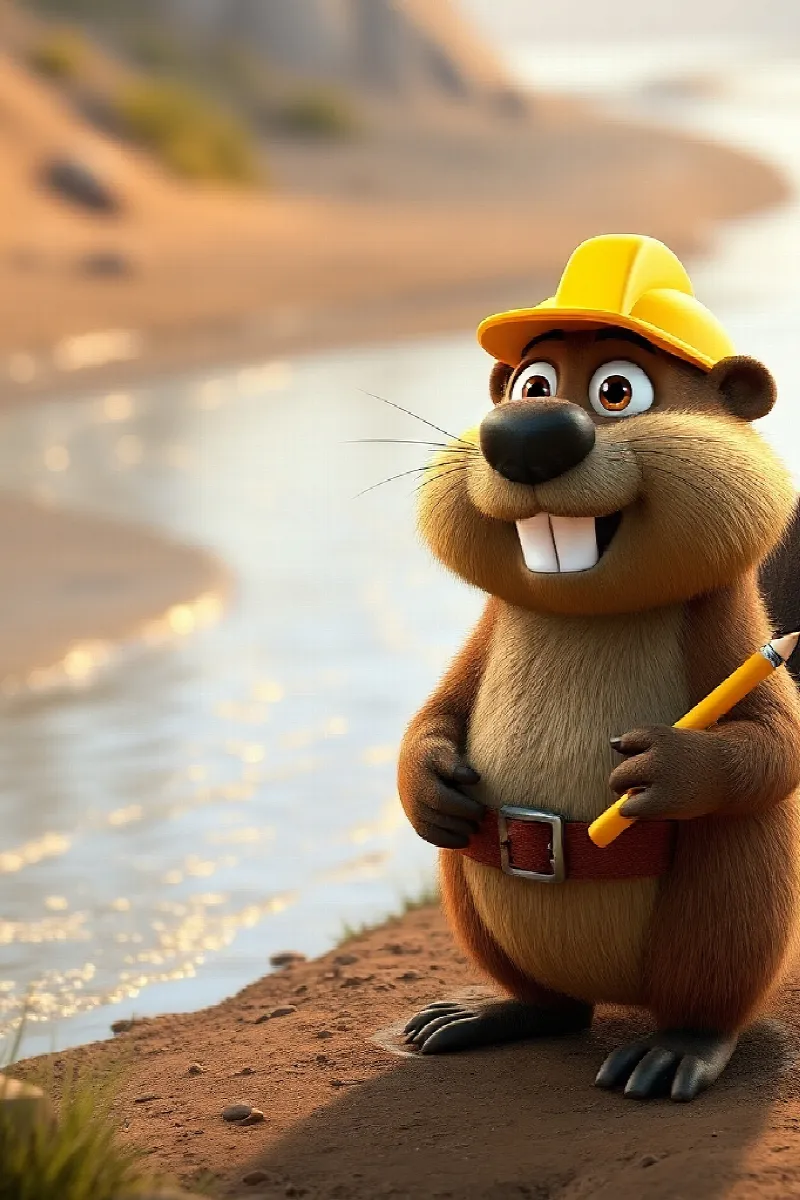 Picture 1 from the tale The Beaver's Blueprints
