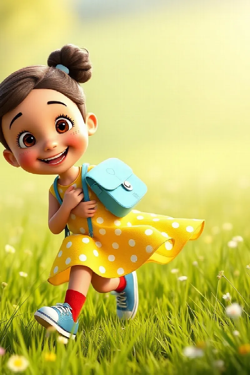 Picture 1 from the tale The Girl and the Cloud Sheep
