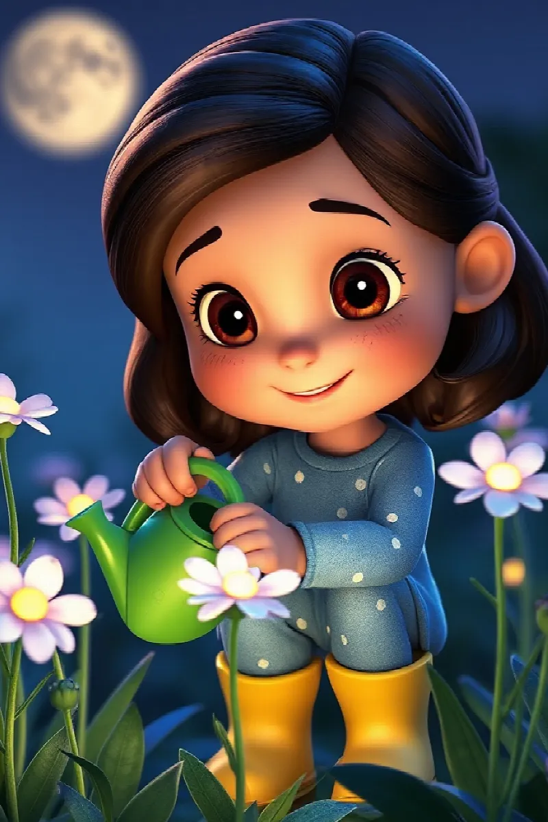 Picture 2 from the tale The Girl and the Moon Butterfly