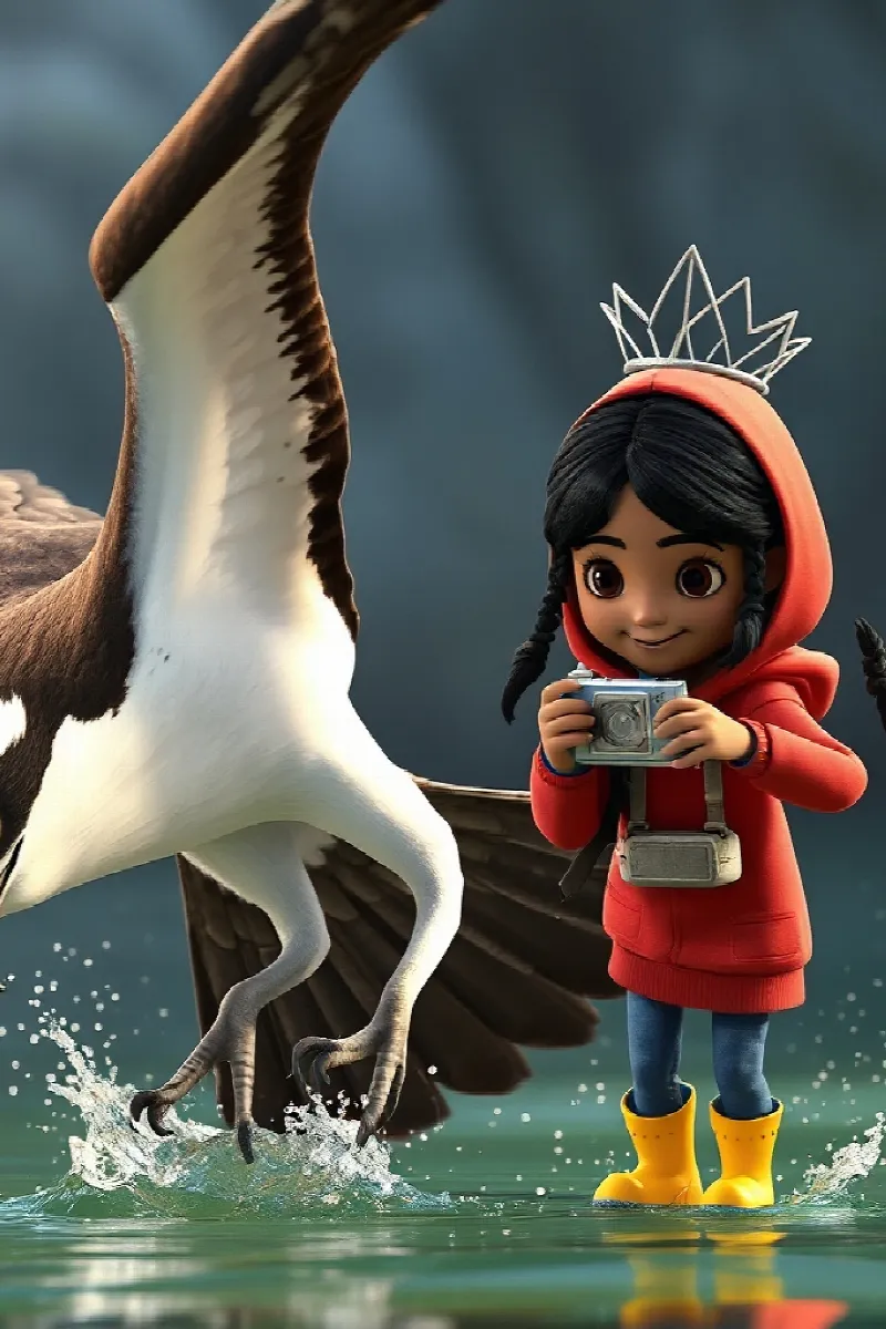 Picture 4 from the tale The Girl and the Osprey