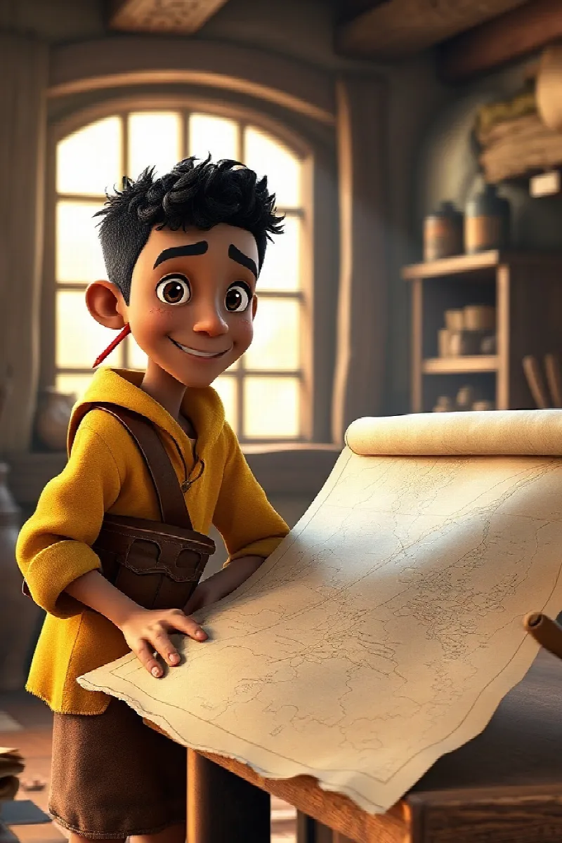 Picture 1 from the tale The Lost Mapmaker