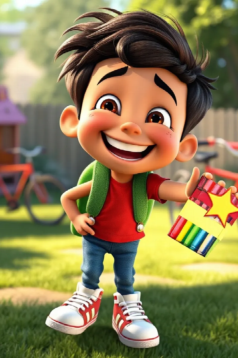 Picture 2 from the tale The Magic Crayons
