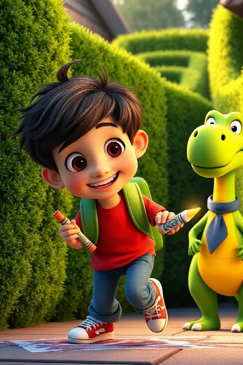 Picture 4 from the tale The Magic Crayons