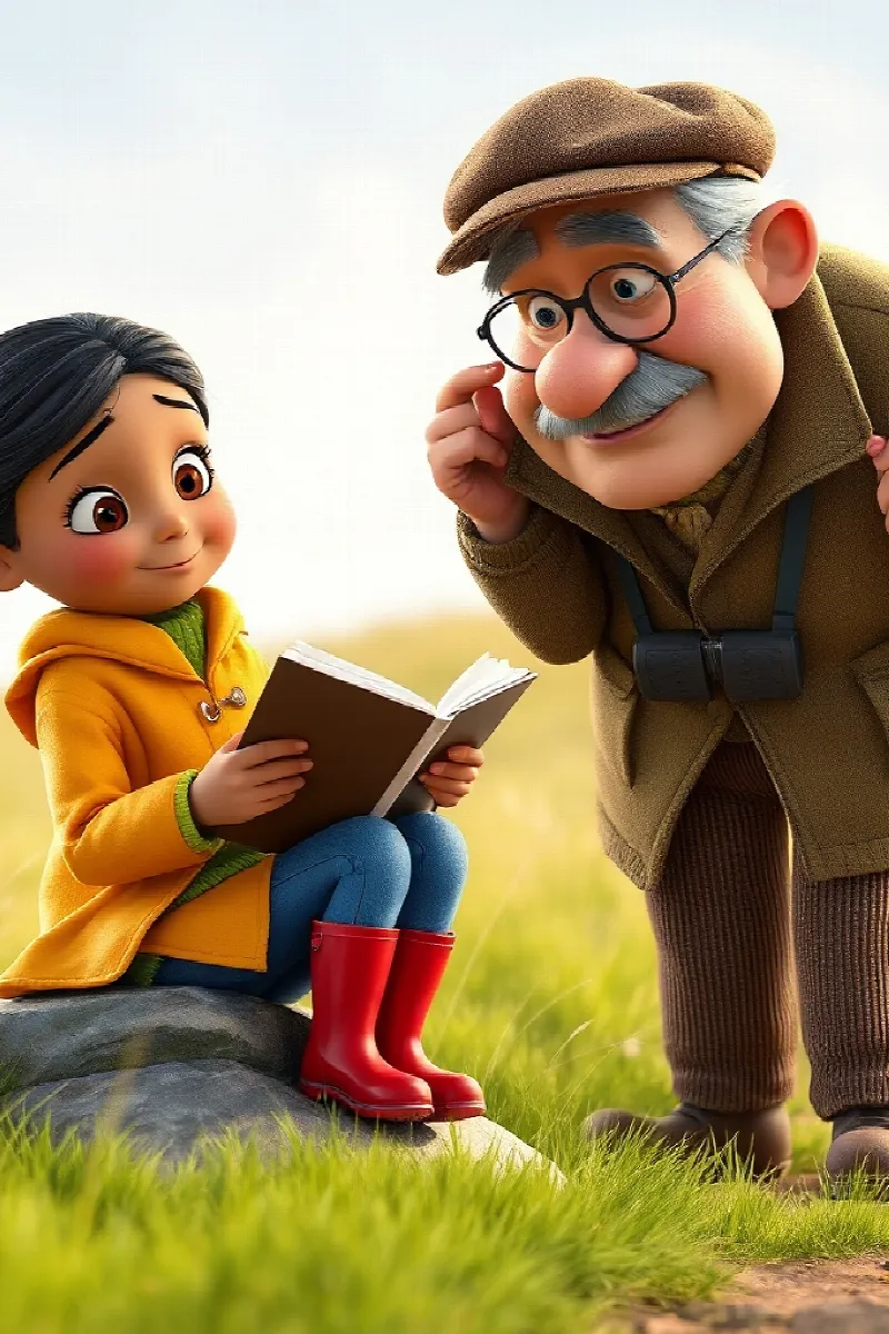 Kız ve Kerkenez masalından 2. resim