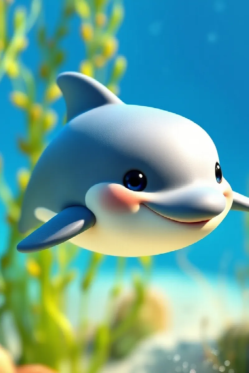 Picture 1 from the tale The Little Dolphin's Lantern