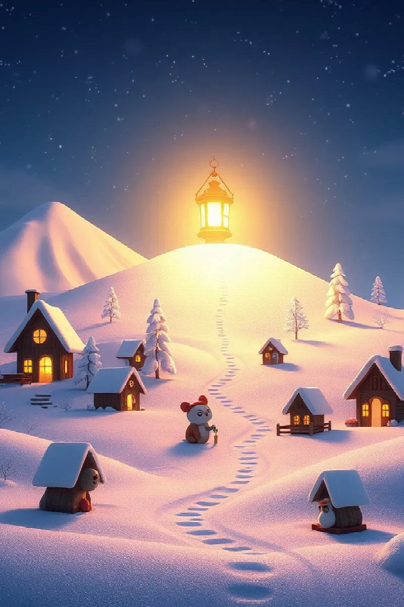 Picture 1 from the tale The Little Polar Friends