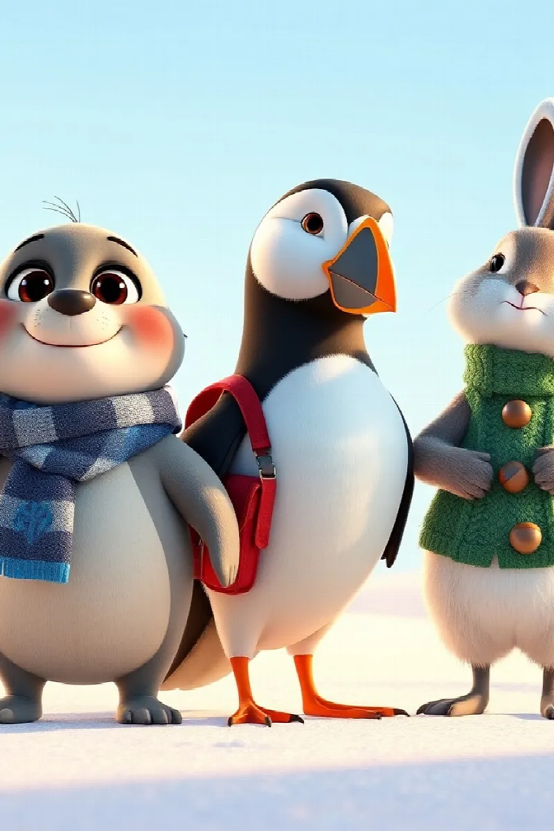 Picture 4 from the tale The Little Polar Friends