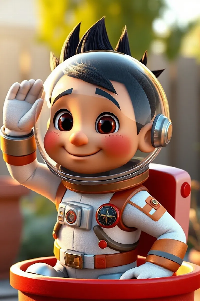 Karınca Boyutunda Astronot masalından 1. resim