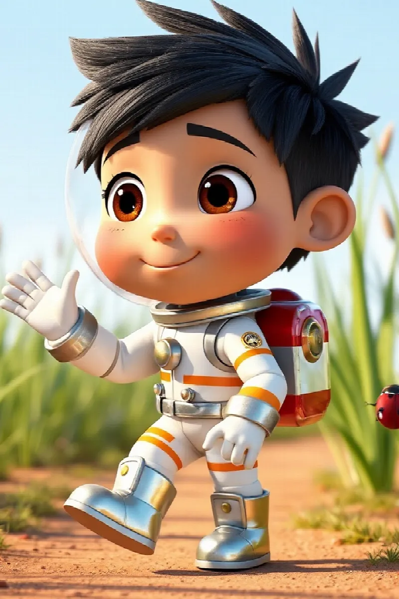 Karınca Boyutunda Astronot masalından 3. resim