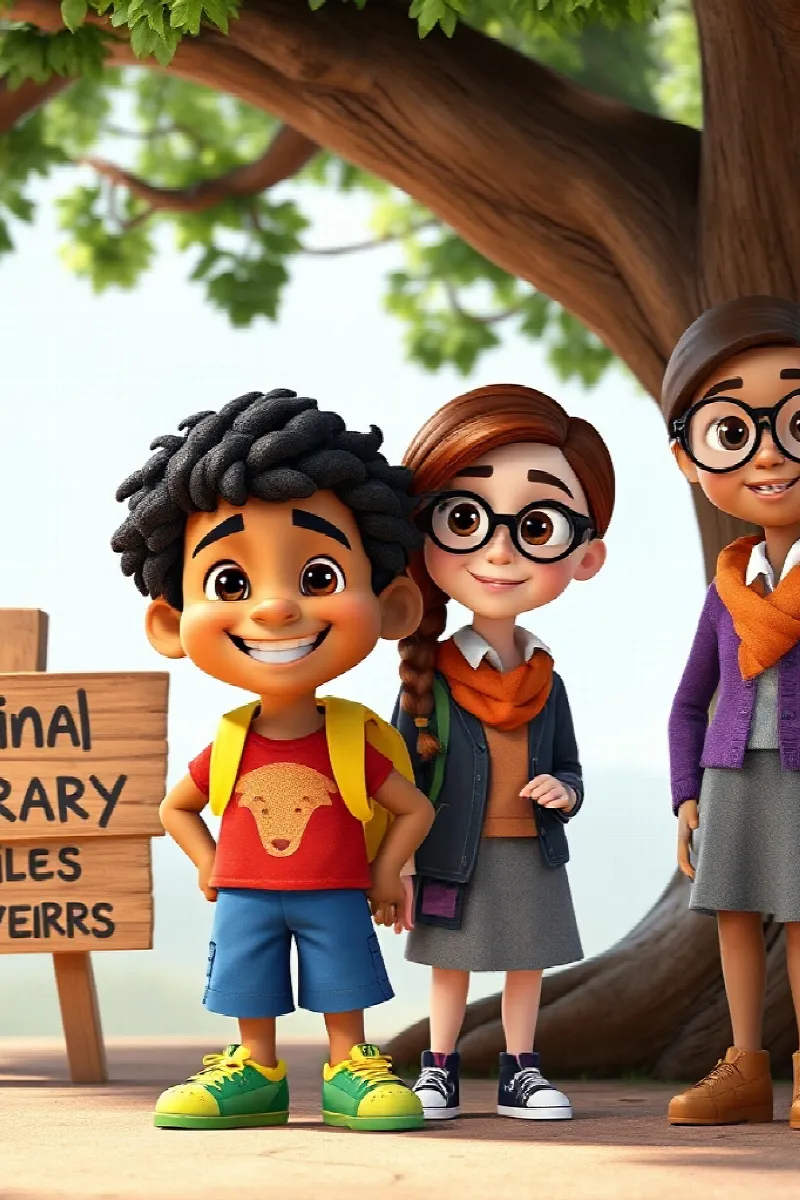 Picture 3 from the tale The Boy and the Animal Library