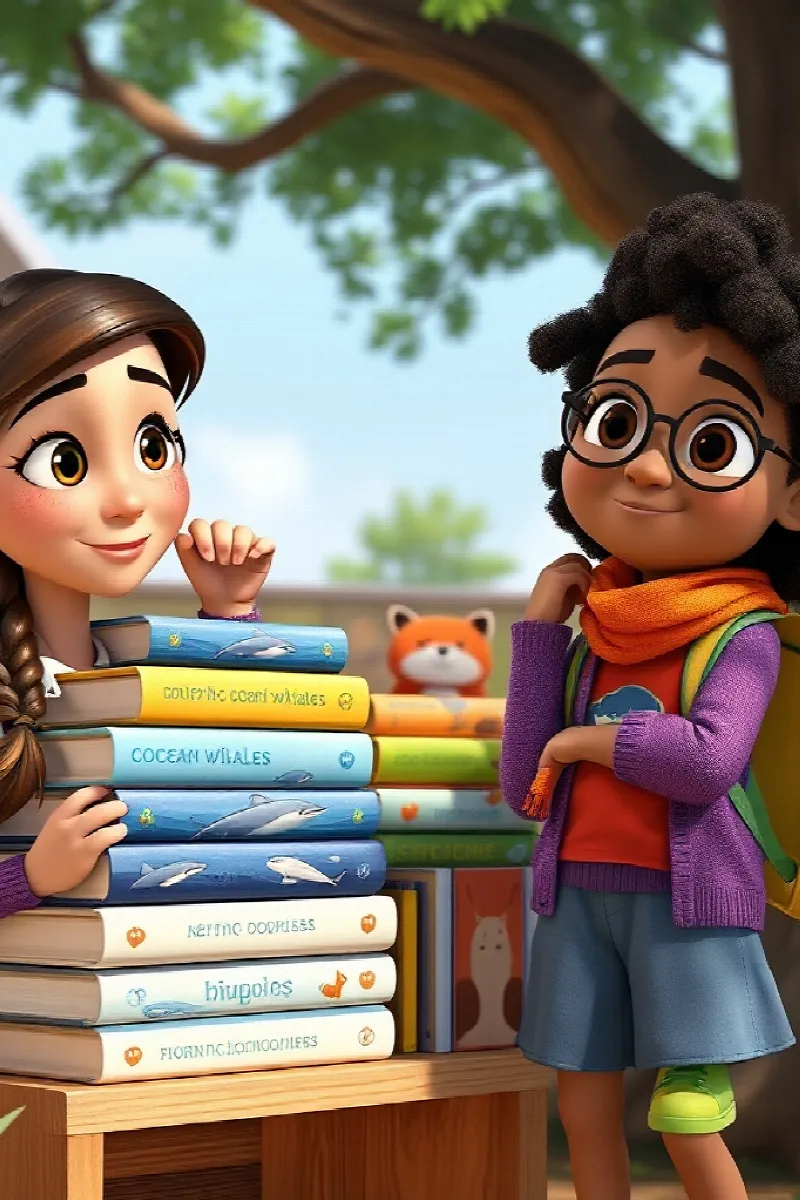 Picture 4 from the tale The Boy and the Animal Library