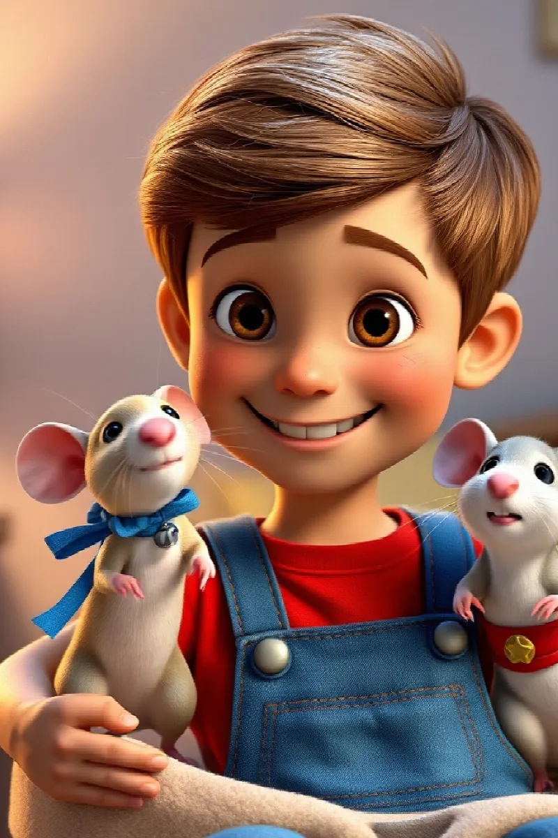Picture 3 from the tale The Boy and the Pet Rat