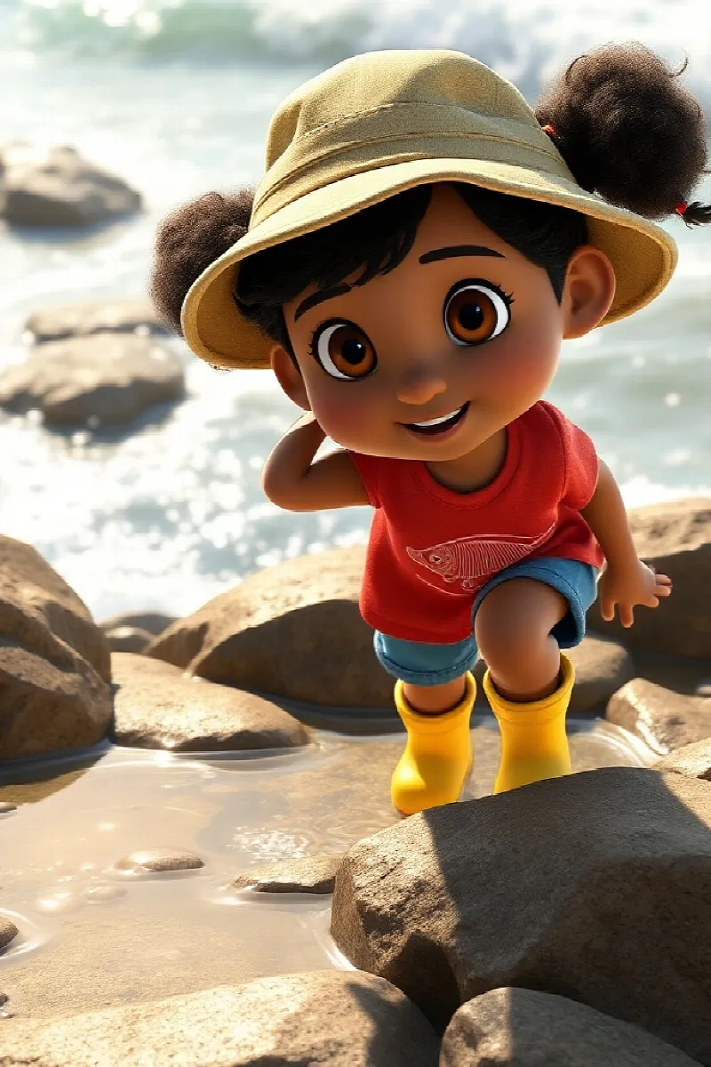 Picture 1 from the tale The Girl and the Sea Urchin