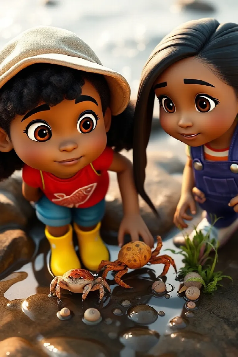 Picture 4 from the tale The Girl and the Sea Urchin