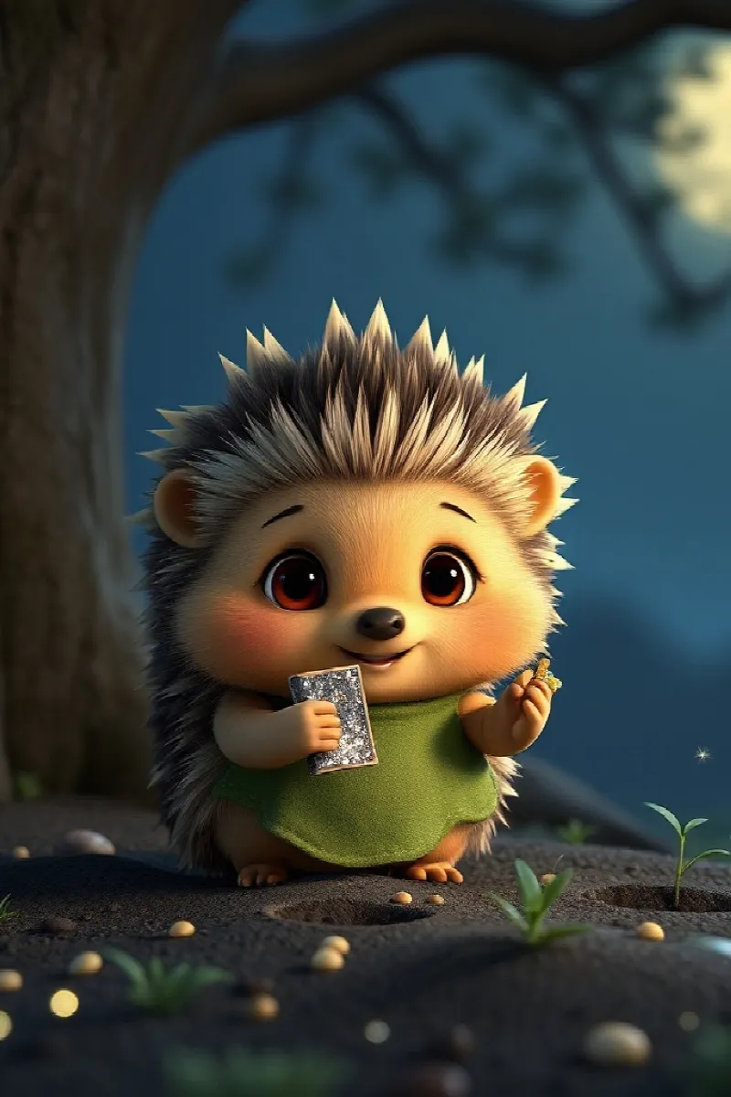 Picture 2 from the tale The Hedgehog's Star Garden