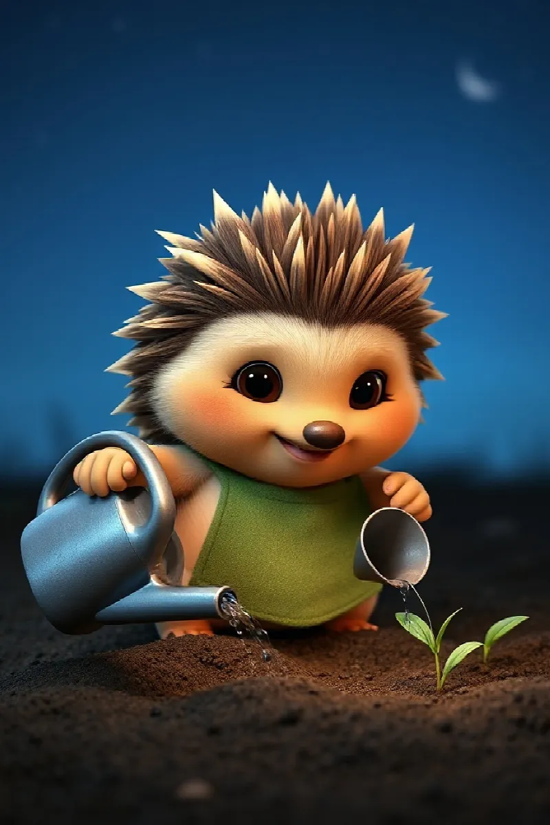 Picture 3 from the tale The Hedgehog's Star Garden
