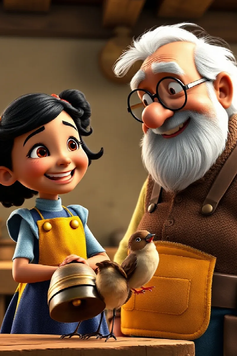Picture 3 from the tale The Little Bellmaker