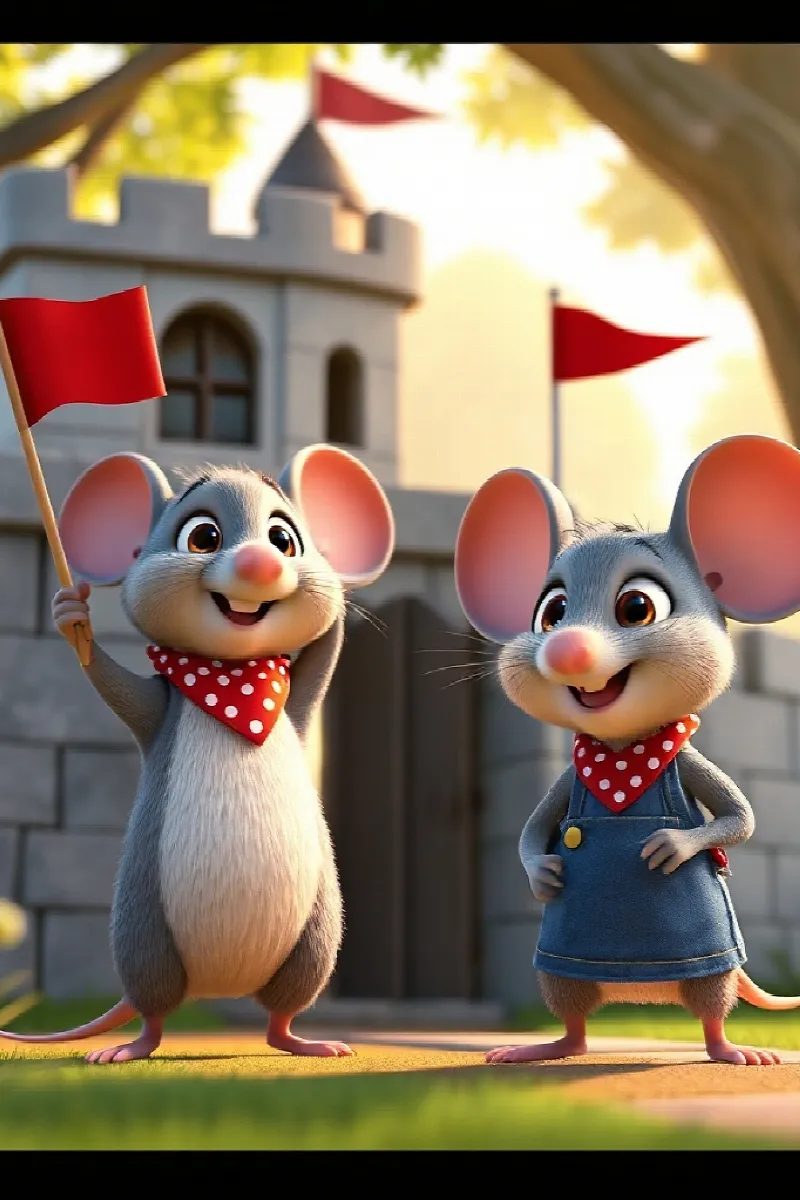 Picture 2 from the tale The Mouse's Tiny Castle