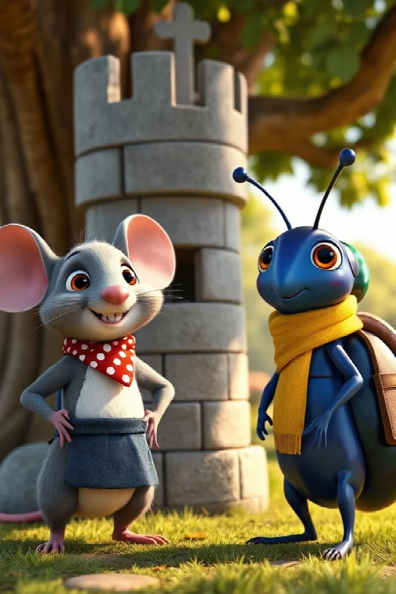 Picture 3 from the tale The Mouse's Tiny Castle