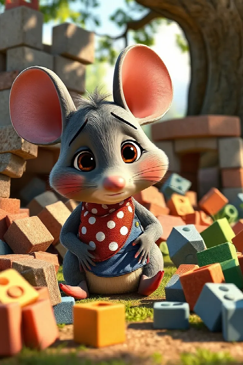 Picture 4 from the tale The Mouse's Tiny Castle