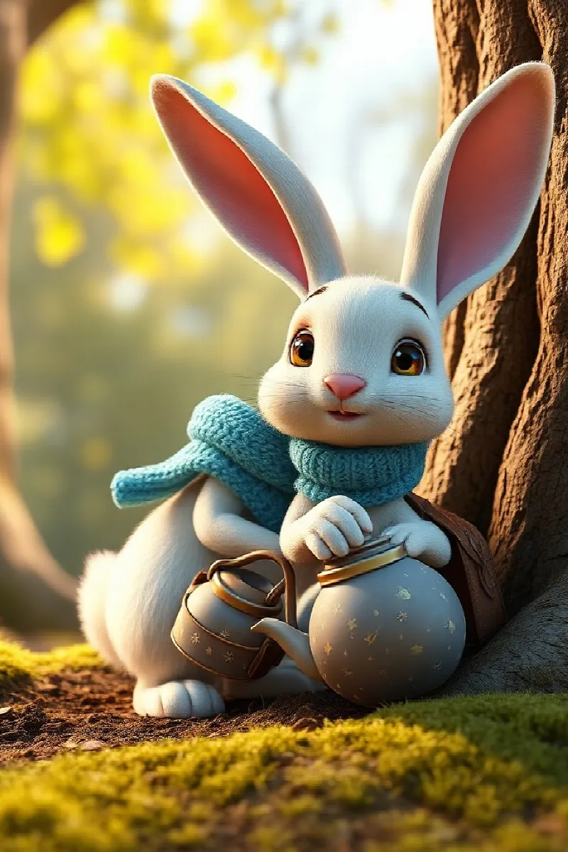 Picture 1 from the tale The Rabbit's Magic Teapot