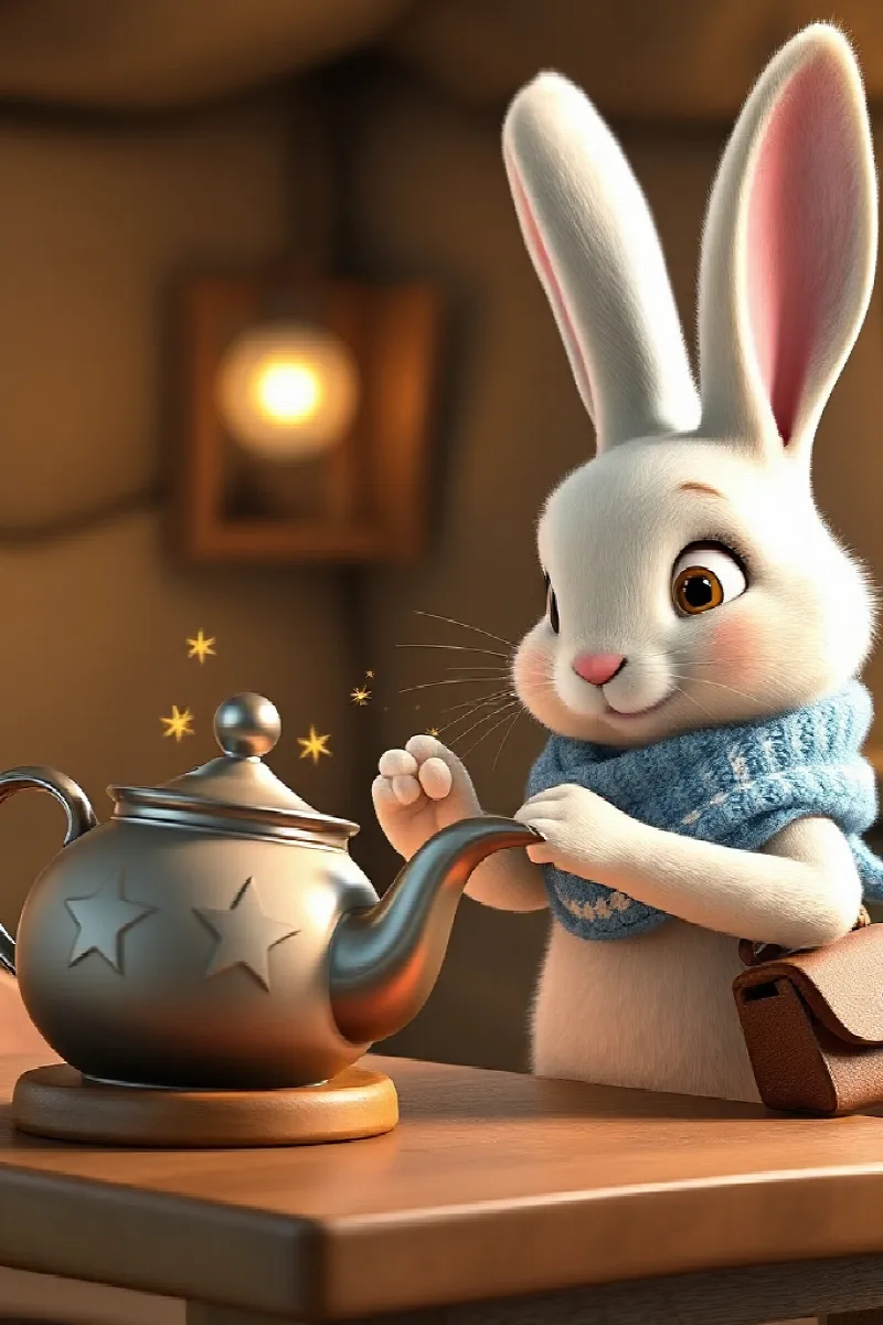 Picture 2 from the tale The Rabbit's Magic Teapot