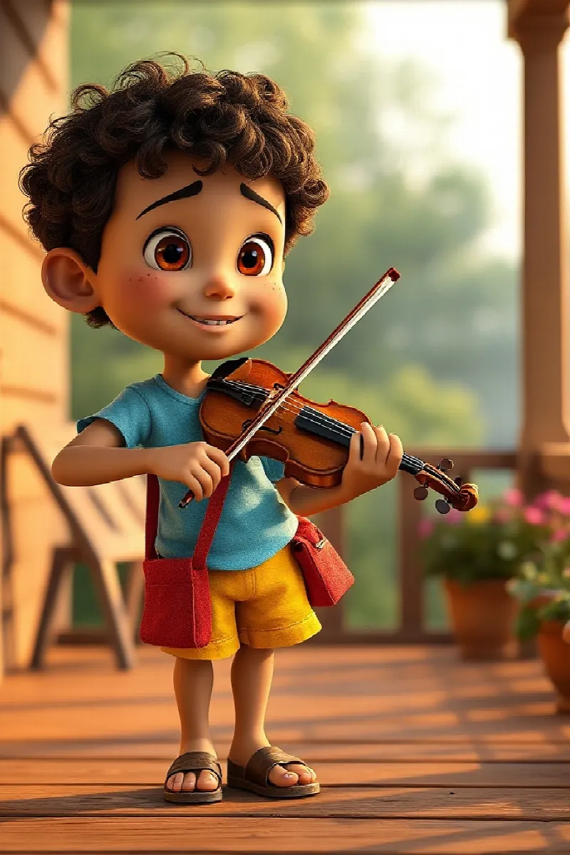 Picture 1 from the tale The Sugar Violin