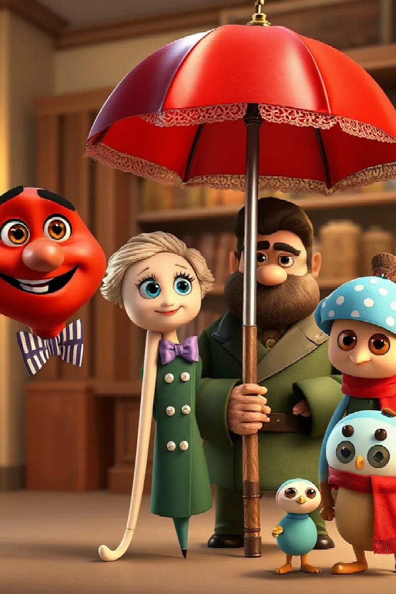 Picture 2 from the tale The Umbrella Circus