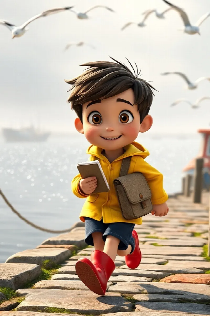 Picture 1 from the tale The Boy and the Cormorant