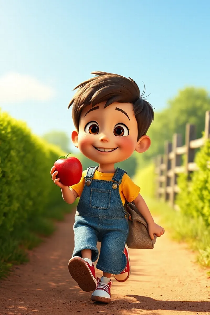 Picture 1 from the tale The Boy and the Pony